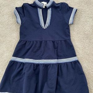 Sail to Sable Ric Rac Trim Tiered Tunic Desss